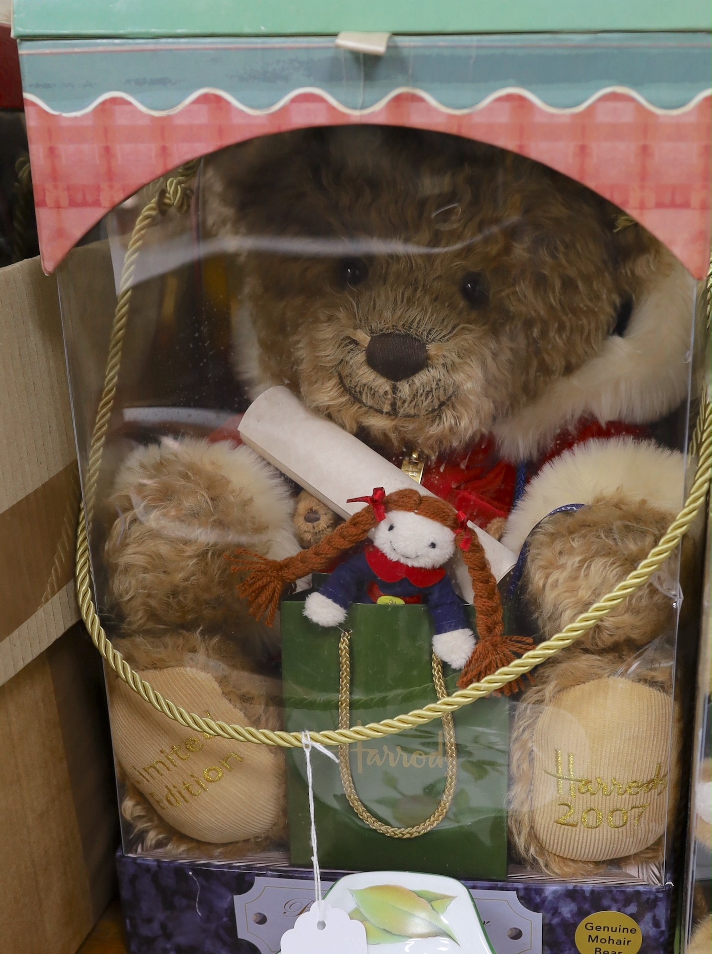 A limited edition Harrods Benjamin bear, 2007, in sealed box, never opened